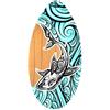 predolo Skimboard Da Surf, 76 X 45 Cm Piccola Tavola Da Surf, Giocattolo Da Spiaggia per Acque Poco Profonde in Legno per Bambini, Adolescenti E Adulti, Scivolare Senza Problemi Su Sabbia E Acqua