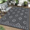 Enyhom Grande Tappeto da Esterno Impermeabile 180 x 270 cm, Plastica Riciclata Tappeto Esterno Camper Reversibile Leggera Coperta da Picnic per Esterni per Giardino, Terrazza
