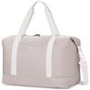 ECOHUB Bagaglio a Mano 40x20x25 Ryanair, 20L Borsone da Viaggio Donna con Borsa Impermeabile Rimovibile, Borsa da Viaggio Pieghevole, Borsa da Cabina per Viaggio e Sportiva, Borsone Palestra, Beige