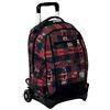 Seven La Web Cartoleria Torino ZAINO TROLLEY SCUOLA STACCABILE JACK URBAN CHECK YUB By SEVEN (Brilliant Red)