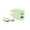 Anker Caricatore iPhone 20W USB C, caricatore per iPad, caricab. rapido da parete compatibile con iPhone 16/16 Plus/16 Pro/16 Pro Max/iPad e altro (con cavo USB-C da 150 cm)