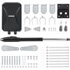 CO-Z Motore Cancello Battente 1 Anta con 2 Telecomandi per Porte Fino a 300kg 5.5m Kit Automazione Cancello Battente Una Anta Cancello Automatico Battente (Una Anta 50W)