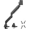 MACLEAN Supporto monitor Maclean MC-968 27kg doppio braccio Nero [AJMCLMMACLMC968]