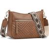 SENDEFN Borsa a Tracolla Donna Moda Borsa Mano in Pelle Vegana Borsa Donna Piccola Crossbody Bag con Multitasche Borsello a Spalla con Tracolla Ampia Regolabile e Rimovibile