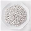 Yixuan Rotonde Perle Lucide Eleganti, 300 Pezzi 10mm Perle di Plastica da Senza Fori, Perle Finte per Riempimento Vasi, DIY, Decorazioni Matrimonio, Tavola, Casa (Bianco 10mm)
