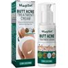 MagiSel 100ml Crema per il trattamento dell'acne sul sedere, Crema glutei, Gel brufoli sedere, Gel per rimuovere l'acne sui glutei, lozione per il corpo per brufoli e pustole su schiena, glutei e cosce