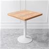 YSYJ Tavolino moderno in legno massello tavolino semicircolare di design Tavolo a ribalta per libreria Tavolo da camera da letto Articoli per la casa(60x60x75cm, G)