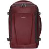 ECOHUB Zaino da Viaggio Ryanair 40x20x25, 13 Tasche, Bagaglio a Mano, Valigia Sotto il Sedile, con Maniglia, Borsa Aereo, Ecologica in PET Riciclato, da 20 Litri, Brevettato(Rosso)