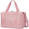 ECOHUB Borsone da Viaggio Donna Rosa, 40x20x25 cm, 20L, Impermeabile, Borsa da Cabina per Viaggio e Sportiva, Borsone Palestra