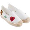 DKNY Mally City Signs-Espadrille, Platform Donna, Bianco, 36 EU