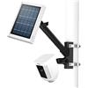 HOLACA Supporto per asta 2 in 1, compatibile con fotocamera Rin-g Spotlight Plus/Pro, Stick Up Cam Battery/Pro, Outdoor Cam Plus, pannello solare R-ing, e per fotocamera e pannello solare con