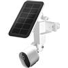 HOLACA Supporto per grondaia per pannello solare Arlo Pro 3/Arlo Ultra/Arlo Ultra 2/Arlo Essential/Arlo Pro 4/eufyCam Accessori per montaggio esterno per Arlo Pro 4 e Arlo Solar Panel (bianco)
