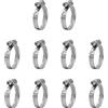 VARIOSAN Set di fascette stringitubo 13637, 10 pezzi, campo di serraggio 20-32 mm, larghezza banda 9 mm, W4 (acciaio inox/V2A)