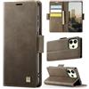 Teeirllim Custodia per Xiaomi Redmi Note 14 4G (Non per 5G), Blocco RFID PU Pelle Portafoglio Flip Case, Carta Fessura, Funzione Supporto, Antiurto Case Cover per Redmi Note 14 4G - Marrone