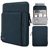 MoKo Custodia Protettiva da 9-11'' con Tasca Laterale, Accessori Tablet, Borsa per iPad 10a/Air 5 10.9 2022, Galaxy Tab S8 11, iPad 9a 8a 7a 10.2, iPad PRO 11 M2 2022-2018/Air 4 10.9 - Indaco