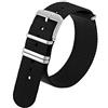 Luminox Cinturino di ricambio per serie 3000, 3050, 3080, 8400 e altri da 23 mm, Nero, 23mm, cinghia