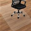 Sharewin - Tappetino per sedia da ufficio e pavimenti duri grande, 149,86 x 119,38 cm, resistente, per proteggere pavimenti in piastrelle e legno chiaro, in PVC trasparente