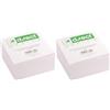 D.RECT 009456, Cubo Foglietti Bianchi, Formato 85x85x40mm (Confezione da 2)