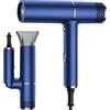 ToneRiso Asciugacapelli Professionale ioni, Capelli Asciugacapelli da Viaggio Pieghevole con 2 Temperatura Regolabile 3 Velocità del vento regolabile, Alta Velocità e Leggero, blu