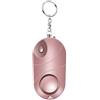 Monty Soul Allarme Personale Portachiavi - Sirena di Emergenza 130dB con Torcia LED, Dispositivo di Sicurezza per Donna, Bambini e Anziani - Allarme Tascabile Facile da Usare - Rosa