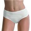 Cotonella 6 Pezzi Slip Donna L'Altra 3940 Midi in Cotone Bielastico, Bianco 6/XXL