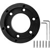 gohantee Piastra adattatore per volante da 70 mm, compatibile con Logitech G29 G920 G923, adattatore per volante da gioco per auto da corsa, volante aftermarket, volante da 13 14 pollici (nero)