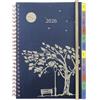YHH Agenda Settimanale 2026 A5 12 Mesi, Weekly Planner Diario con Registro Mensile, Tasca Interna, Pagine per Password, Nota, Contatto, Spirale, Elastica, Gennaio a Dicembre 2026