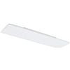 Eglo lampada da soffitto Turcona, pannello in metallo e plastica, luce senza cornice in bianco, illuminazione da soffitto, illuminante bianco caldo, 120 x 30 cm