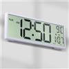 Mee 2ou Orologio Da Parete Digitale, 15 Orologio Digitale Da Parete Grande Con Data E Giorno Della Settimana, Temperatura, Cambio Automatico Dell'Ora Legale, 12/24 Ore, Allarme, Funzione Snooze