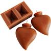 VELAS MARIANO Set di cuori di miele per addolcire l'amore, candele esoteriche con olio di legame e istruzioni | Rituale per recuperare il tuo ex, riconciliazione e attrarre coppia | 2 candele artigianali