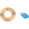 F Fityle 1 Pezzo Convertitore per Lettore di Schede di Memoria Tf / + 1 Pezzo Cd per