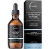 Krealis -100ml- Siero Viso Acido Ialuronico 4 Pesi Molecolari con Peptidi, Acido Ialuronico Viso Idratazione Profonda e Antirughe