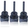 Adefol 3 Pezzi Tappo di riempimento olio compatibile con HONDA GX110 GX120 GX160 GX200 Series, ADEFOL Accessorio motore Ricambi per tosaerba Sostituire 15600-ZE1-003