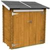 Alce Ambrogio 155x85 larice - Casetta da giardino in legno - Tetto monofalda - 155x85x165 cm