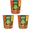 Knorr Fusion Noodles Chicken Burrito, Noodles Istantanei Etnici, Pronti in 4 Minuti, dal Sapore Messicano di Pollo - 89 gr (Confezione da 3)