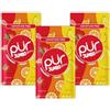 PUR Gum PUR Jumbo Gum | Gomme da Masticare Senza Aspartame | Con Xilitolo | Gusto Naturale Strawberry, Banana, Orange, 20 Pezzi (Confezione da 3)