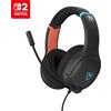 Turtle Beach Airlite Fit Nero carbone Cuffie da gioco con cavo - Con licenza ufficiale per Nintendo Switch 2, Nintendo Switch, Resistenti, Leggere