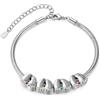 Accessorize - Bracciale in argento sterling 925 con pendente a forma di