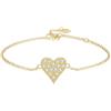 GAVU Bracciale con Cuore da Donna Regalo Romantico per Lei, Bracciale Oro Donna