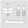 Villeroy & Boch Subway 3.0 set cerniera, 92094661, Subway 3.0 [WC > Ricambi WC]