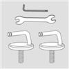 Villeroy & Boch Subway 2.0 set cerniera, 92240761, Subway 2.0 [WC > Ricambi WC]