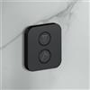 Mariner Oasy valvola deviatrice per 2 uscite, OAS1802-NO, Oasy nero opaco [Rubinetteria Bagno > Rubinetteria Doccia]