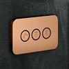Mariner Oasy valvola deviatrice per 3 uscite, OAS1803-RG, Oasy oro rosa [Rubinetteria Bagno > Rubinetteria Doccia]