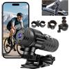 OBEST Action Cam Mini fotocamera per casco, moto Dash Registratore Outdoor Impermeabile Videocamera HD 1080p Sport Camera per Ciclismo Daily Vlog, Videocamera Bici Recorder 120°