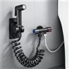 SPORTARC Soffione Spruzzatore Portatile per Bidet, Doccetta Pressurizzata Multifunzione per Sciacquare, Colore: Nero