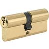 Yale P-ED4050-PB - Serratura a cilindro europeo, 40/50 (100 mm), 40:10:50, finitura in ottone, sicurezza standard