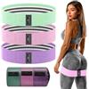 ZENO Banda Elastica Fitness - Attrezzi Palestra Casa - 3 Livelli di Forza, Antiscivolo - Palestra Accessori per Uomo e Donna - Borsa e un Metro a Nastro - Gym Set per Yoga e Pilates