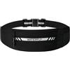 WATERFLY Marsupio Running per Uomo Donna Cintura da Corsa con 4 Tasche | Traspirante, Vita 76-101 cm, per Smartphone fino a 6,7, Porta Cellulare Corsa per Jogging Trekking Camminata Fitness