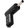 KUOQIY Adattatore da USB C a DC 12V, 3.1 Tipo C USB-C Femmina a DC 3.5x1.35 mm Maschio Adapter PD Emulatore Trigger 90 Gradi Angolato, per Router, Modem Ottici, Apparecchiature di Monitoraggio