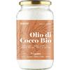 Monte Nativo Olio di Cocco Biologico Extra Vergin Monte Nativo (1L) - Olio di cocco alimentare - Crudo e Spremuto a Freddo, Organico e Puro 100%, Non Processato, Bio, Ideale per Capelli, per il Corpo